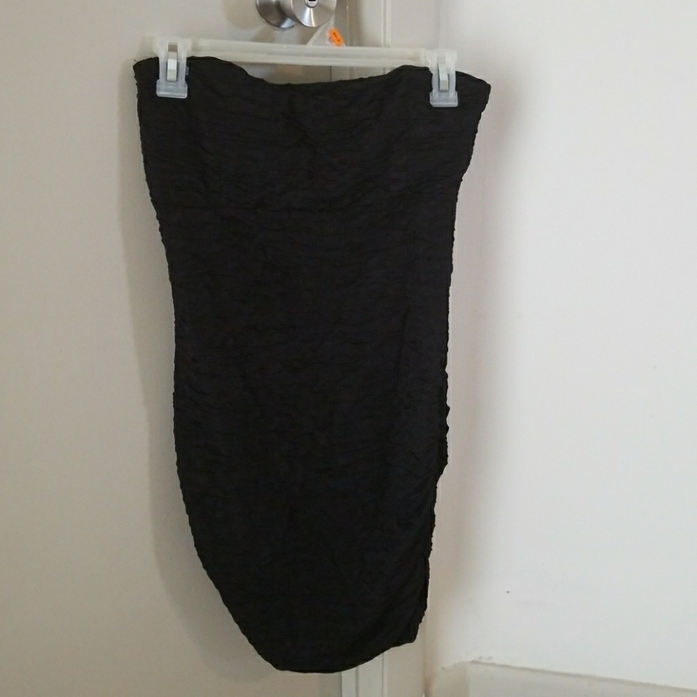 Body Central Black Ruffled Dress